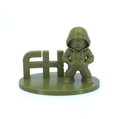 FilamentHub PLA Pro Dark Military Green 1.75mm 3D Printer Filament printed sample model
