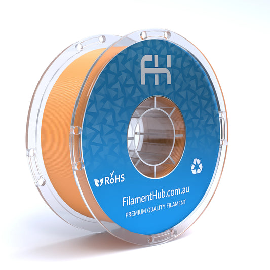 FilamentHub PLA Pro Gold 1.75mm 3D Printer Filament Spool Australia Render