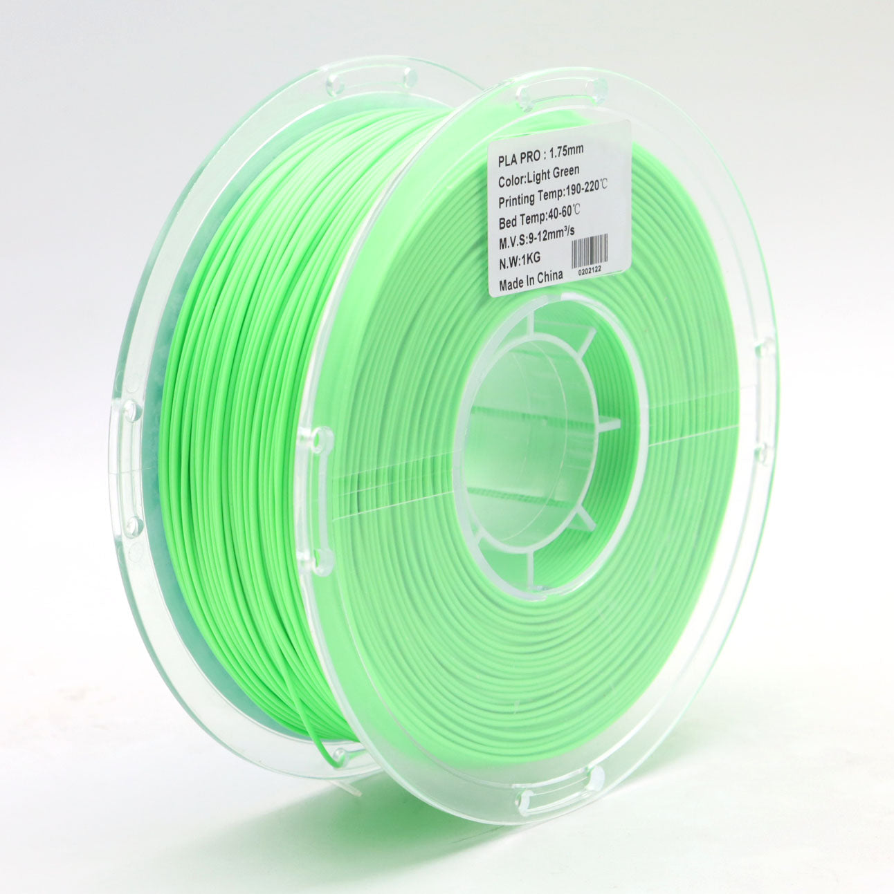 FilamentHub PLA Pro Light Green 1.75mm 3D Printer Filament Spool Label Australia