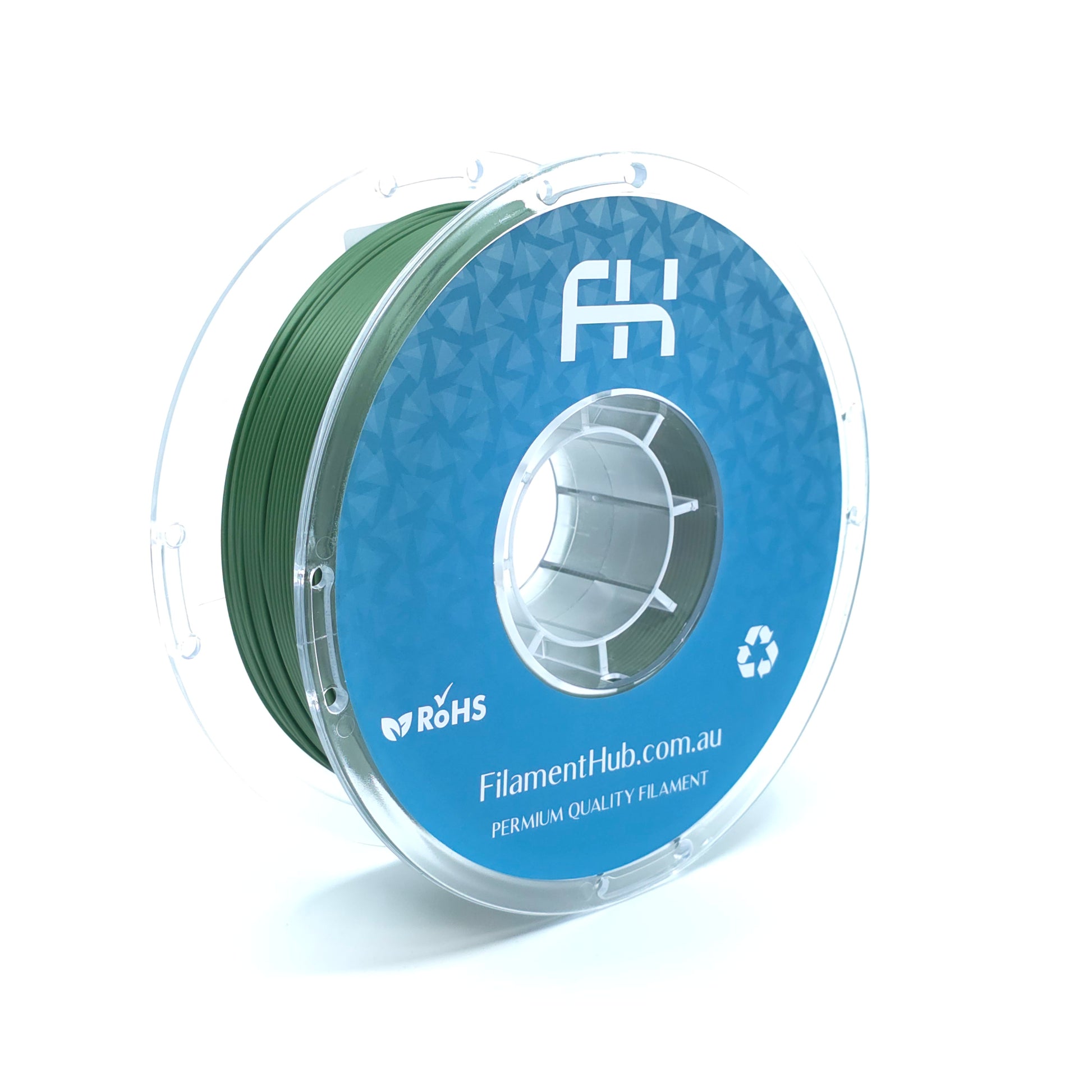 FilamentHub PLA Pro  Military Green 1.75mm 3D Printer Filament Spool Australia