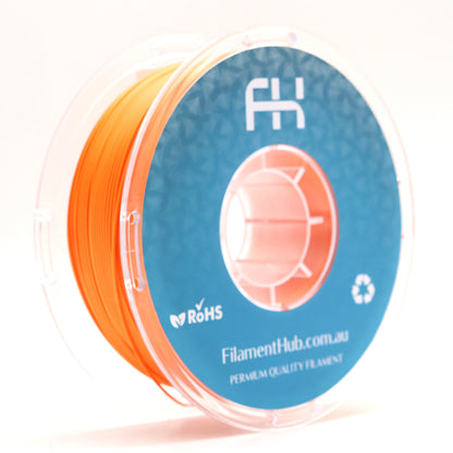 FilamentHub PLA Pro Orange 1.75mm 3D Printer Filament Spool Australia