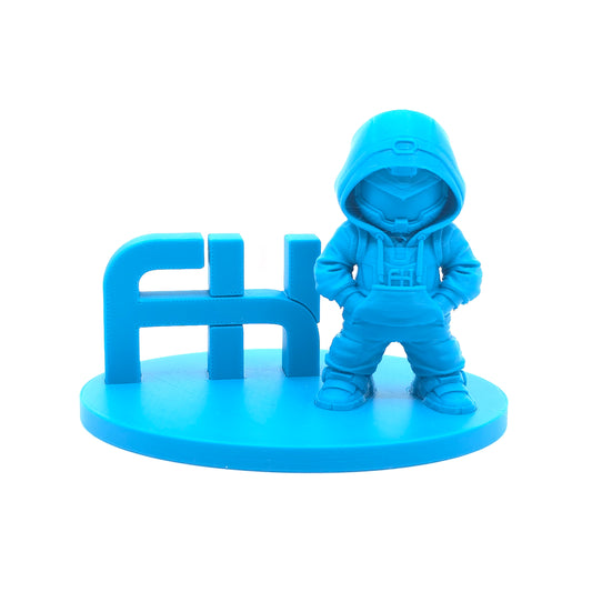 FilamentHub PLA Pro Peacock Blue 3D Printer Filament Spool Australia Sample Model