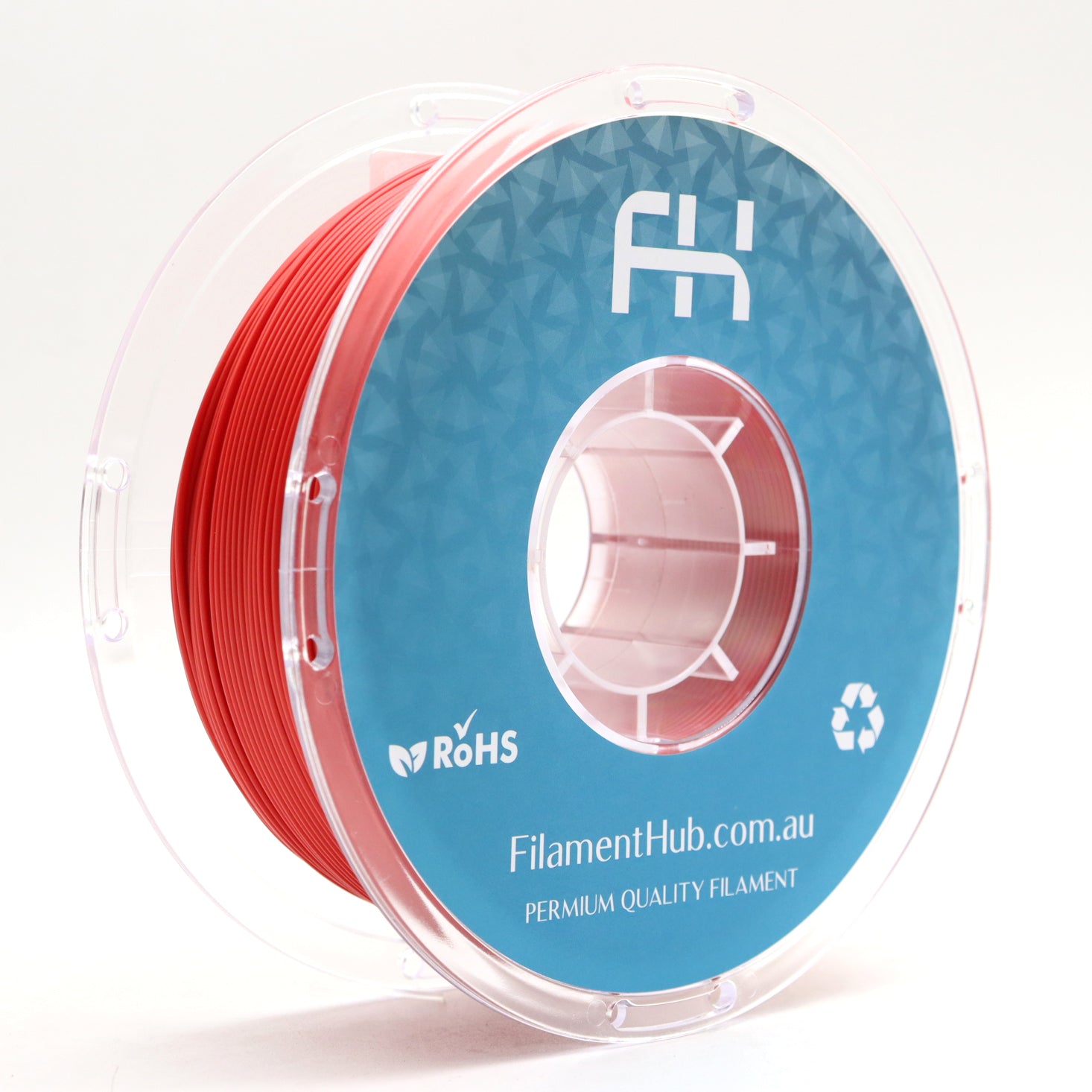 FilamentHub PLA Pro Red 1.75mm 3D Printer Filament Spool Australia