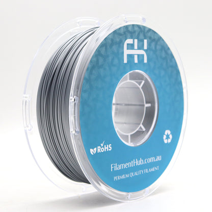 FilamentHub PLA Pro Silver 1.75mm 3D Printer Filament Spool Australia