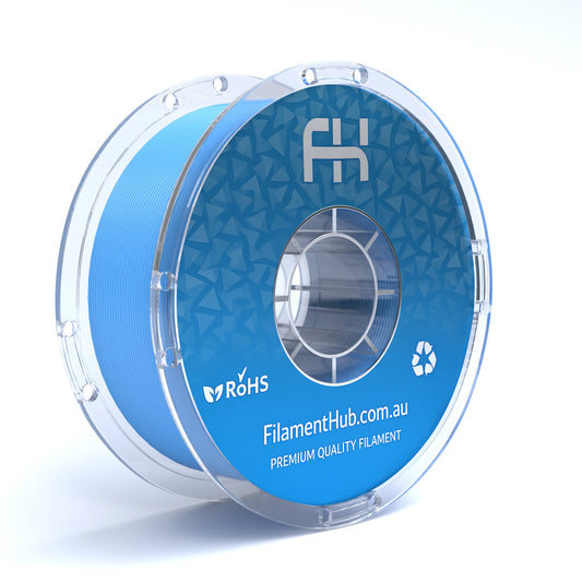 FilamentHub PLA Pro Sky Blue 1.75mm 3D Printer Filament Spool Australia Render