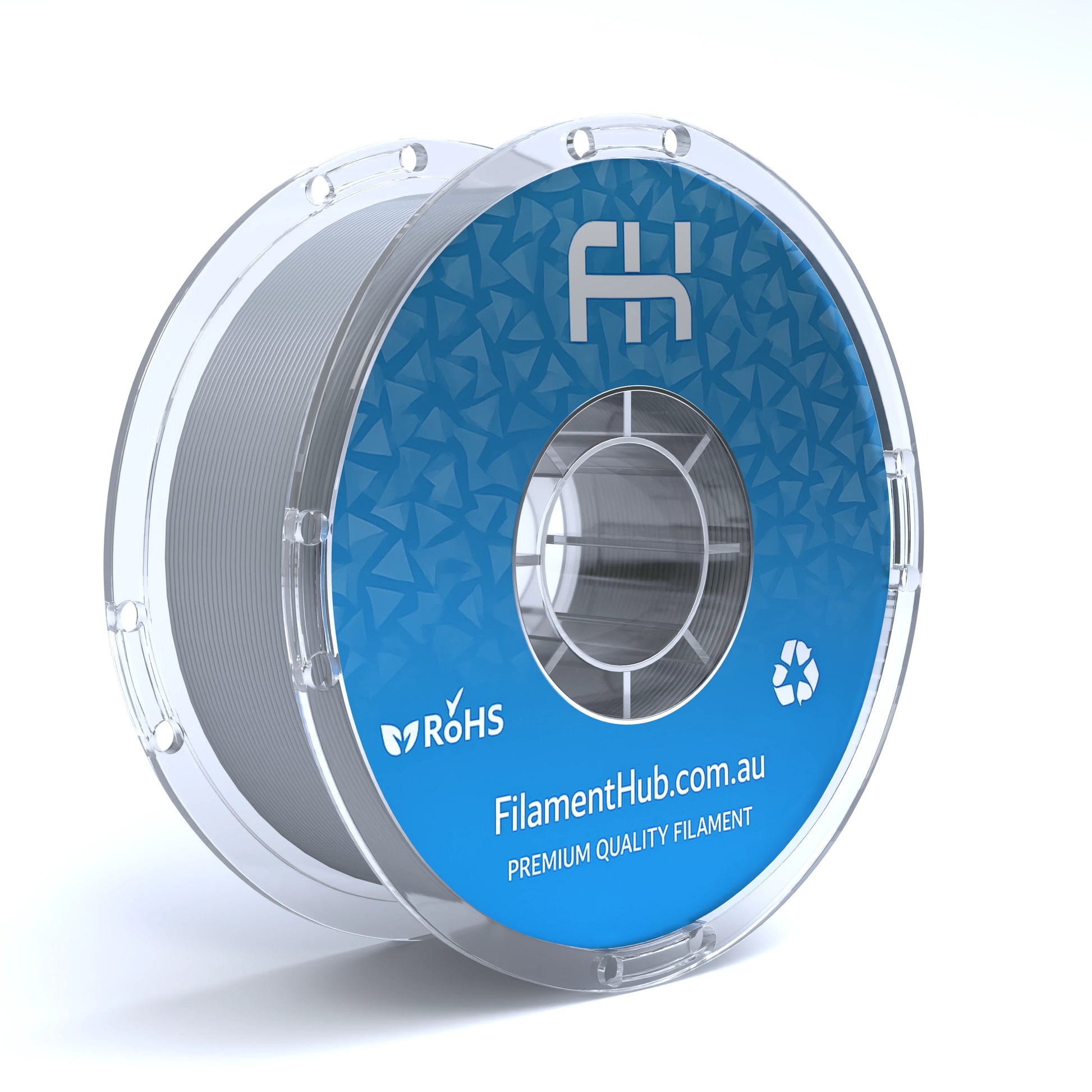 FilamentHub PLA Pro Slate Grey 1.75mm 3D Printer Filament Spool Australia Render