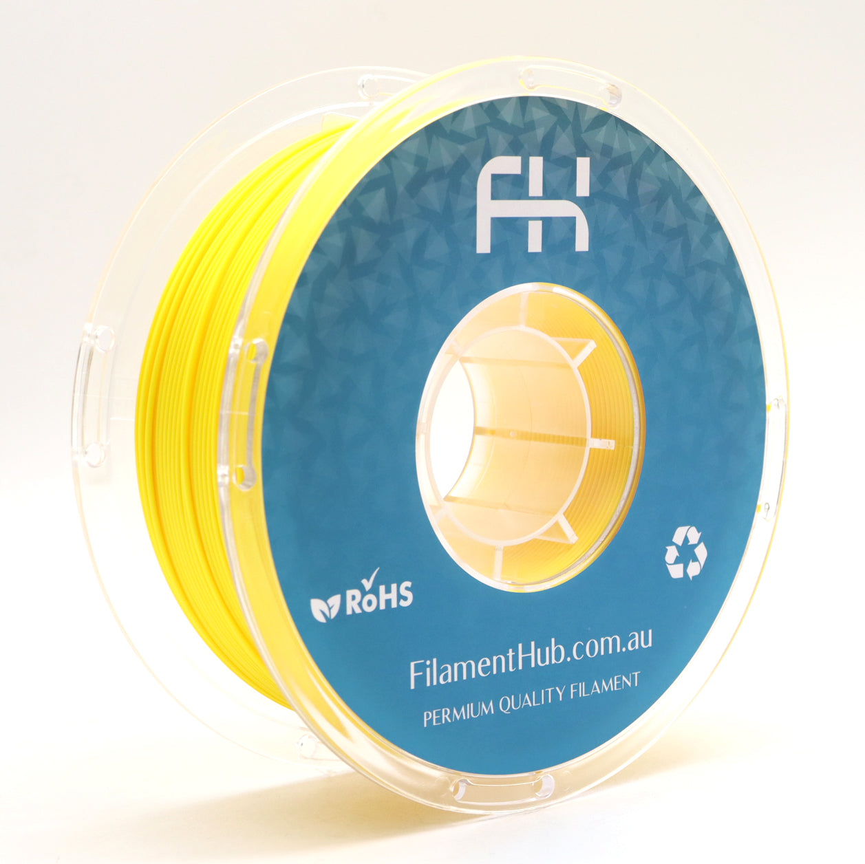 FilamentHub PLA Pro Yellow 1.75mm 3D Printer Filament Spool Australia