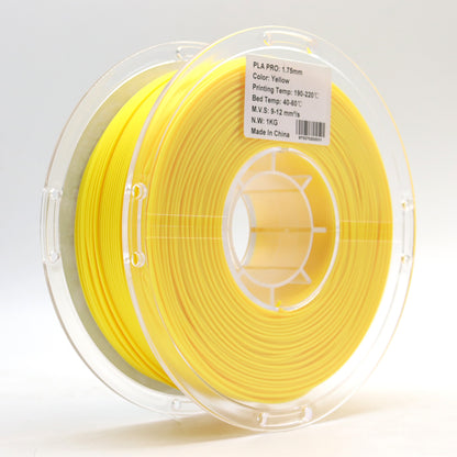 FilamentHub PLA Pro Yellow 1.75mm 3D Printer Filament Spool Label Australia