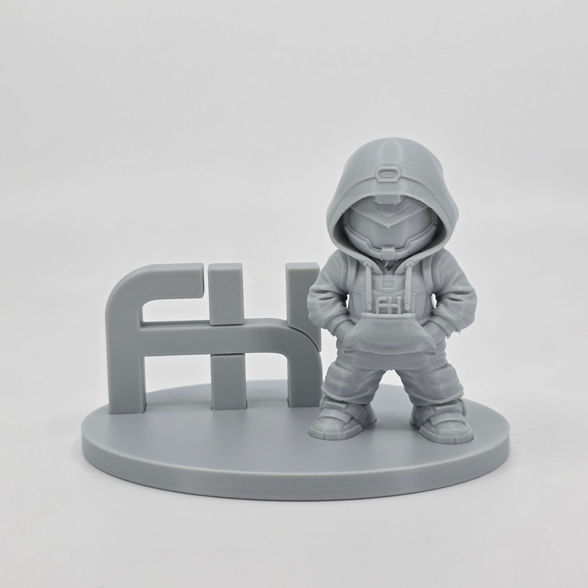 FilamentHub PLA Pro Glacier Grey 1.75mm 3D Printer Filament printed sample model
