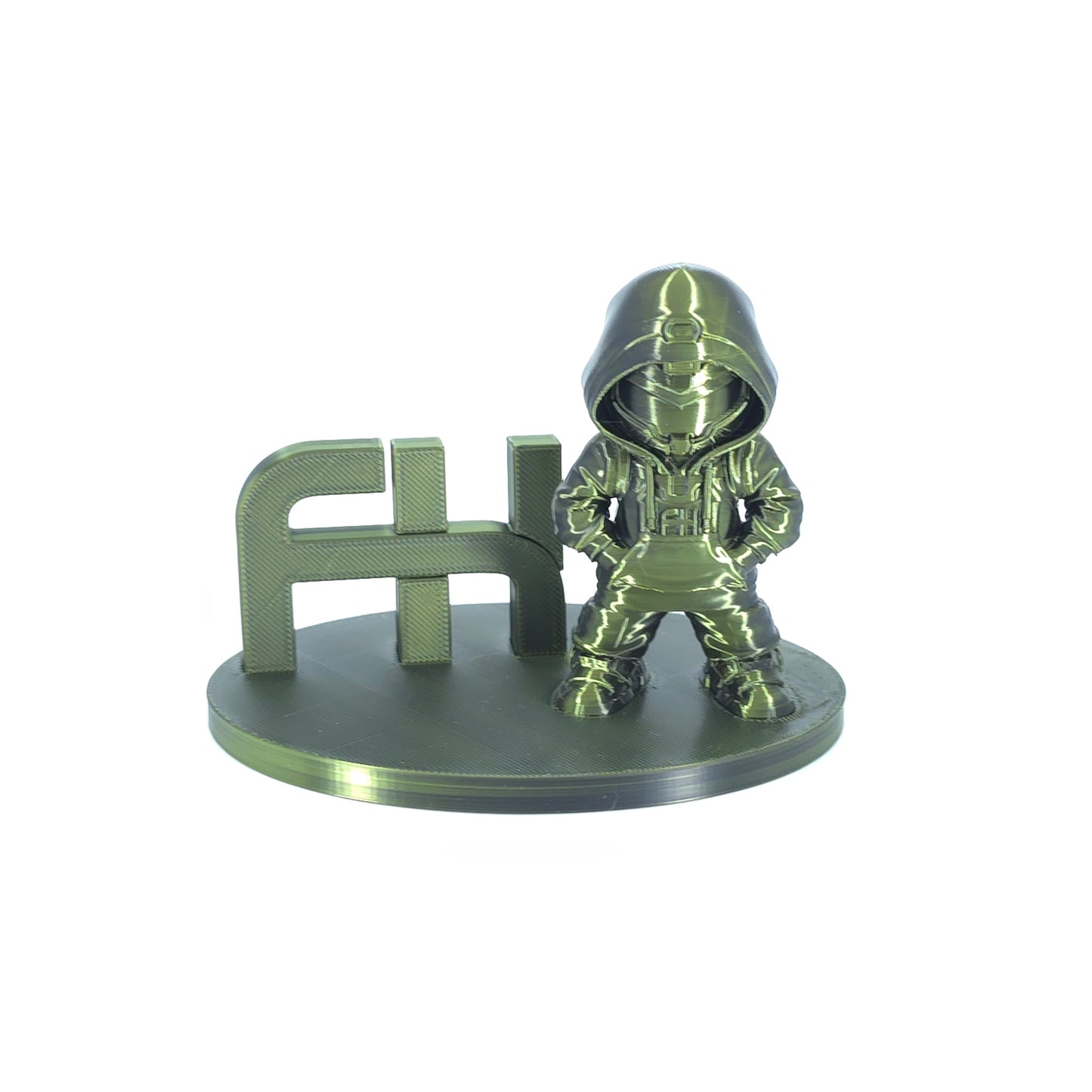 FilamentHub PLA Saturn Black Gold 1.75mm 3D Printer Filament printed sample model