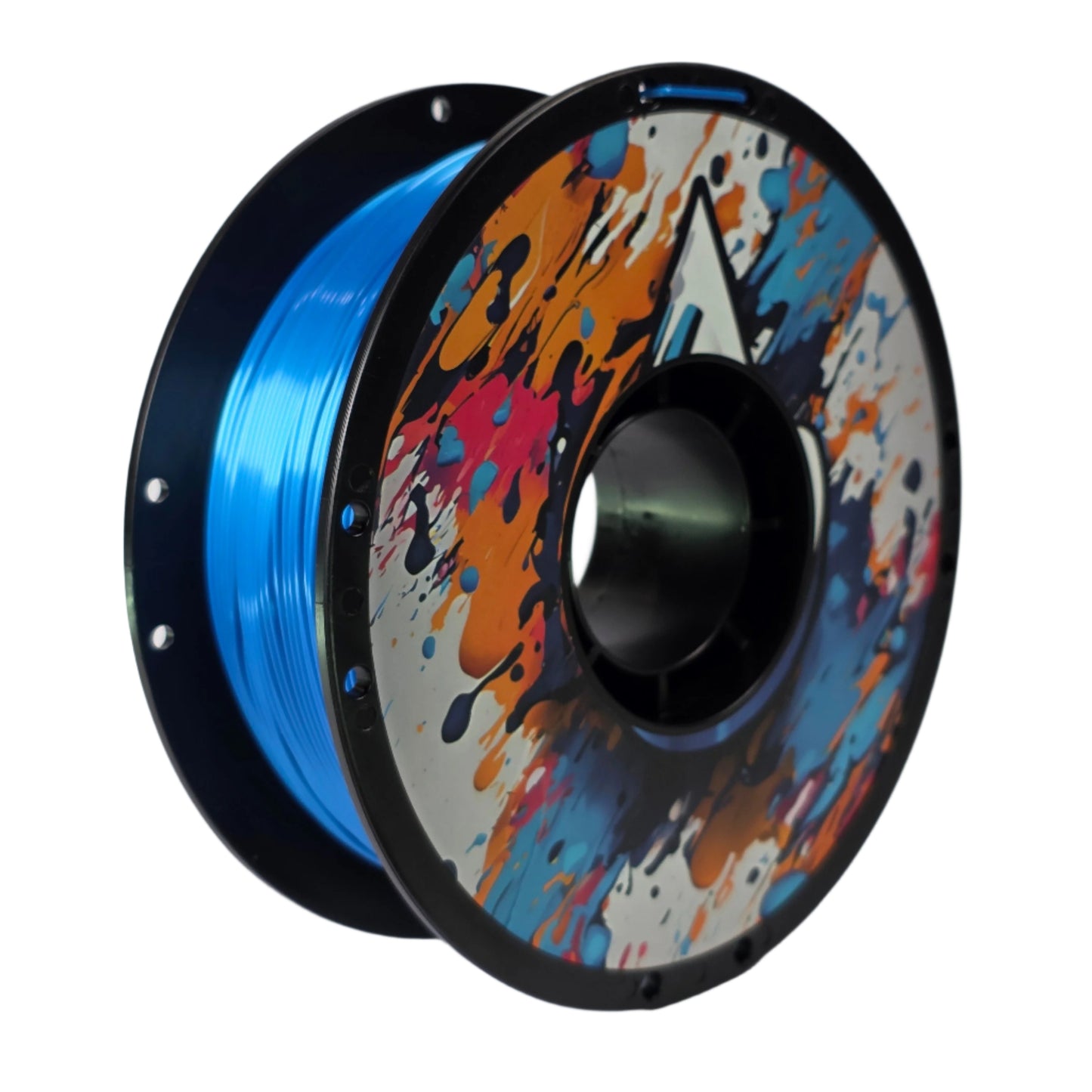 FilamentHub PLA Silk Blue 1.75mm 3D Printer Filament Spool Australia