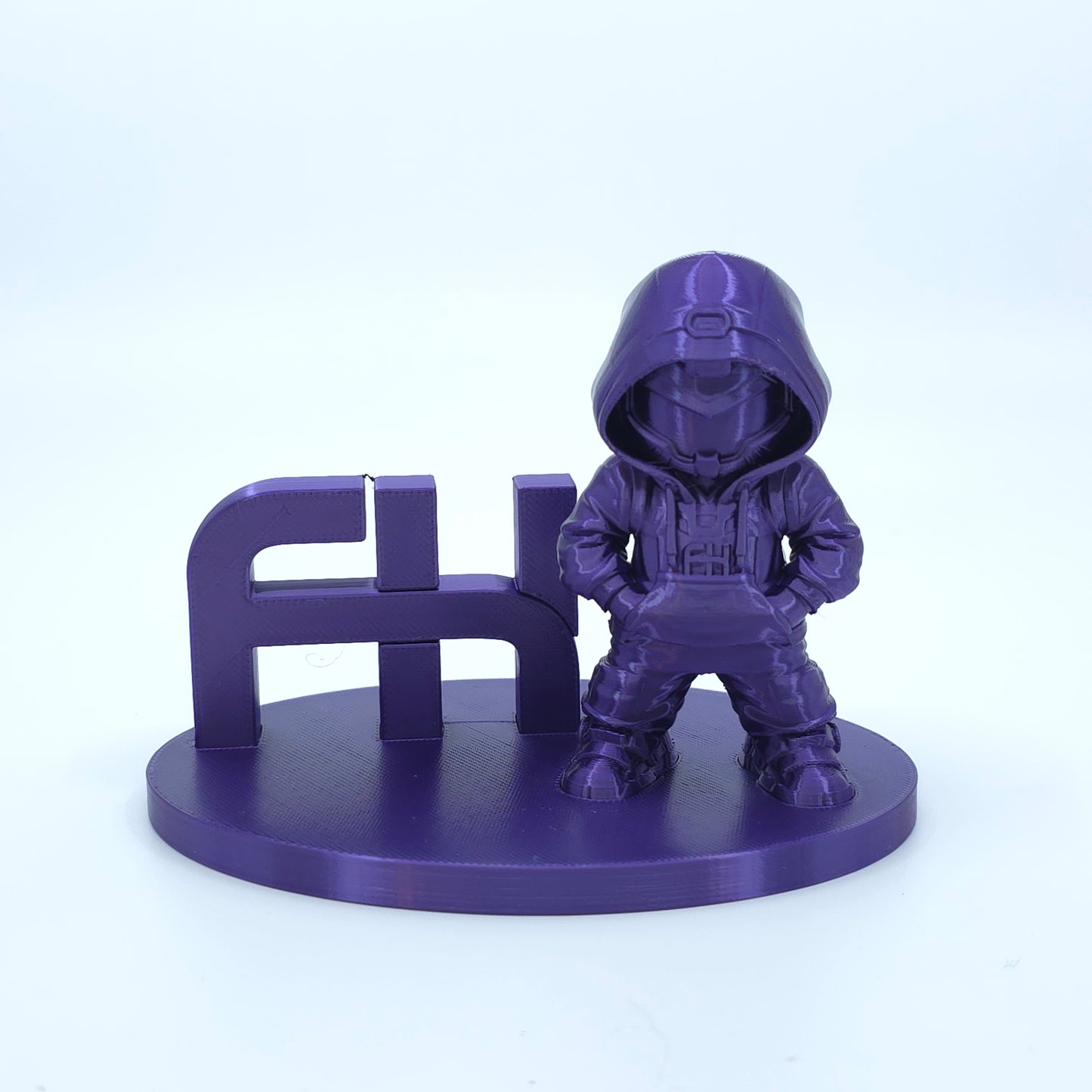 FilamentHub PLA Silk Galaxy Purple 1.75mm 3D Printer Filament printed sample model