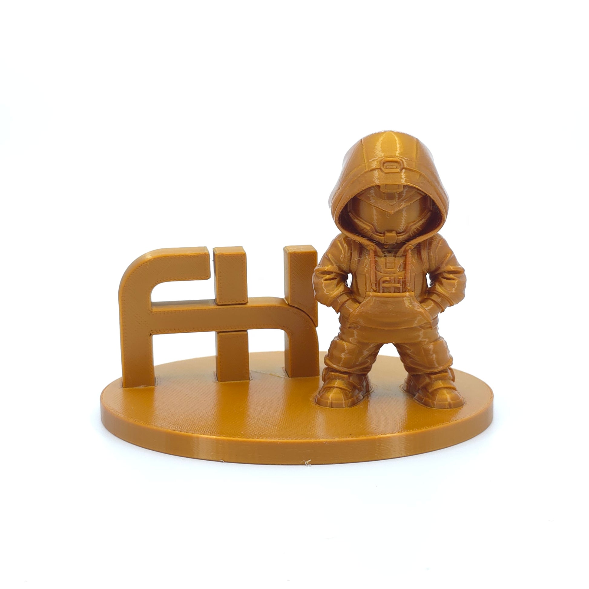 FilamentHub PLA Silk Gold 1.75mm 3D Printer Filament printed sample model