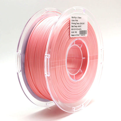 FilamentHub PLA Silk Pink 1.75mm 3D Printer Filament Spool Label Australia