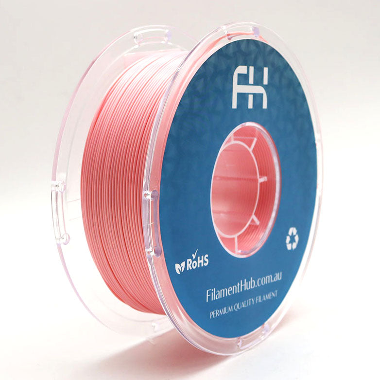 FilamentHub PLA Silk Pink 1.75mm 3D Printer Filament Spool Australia