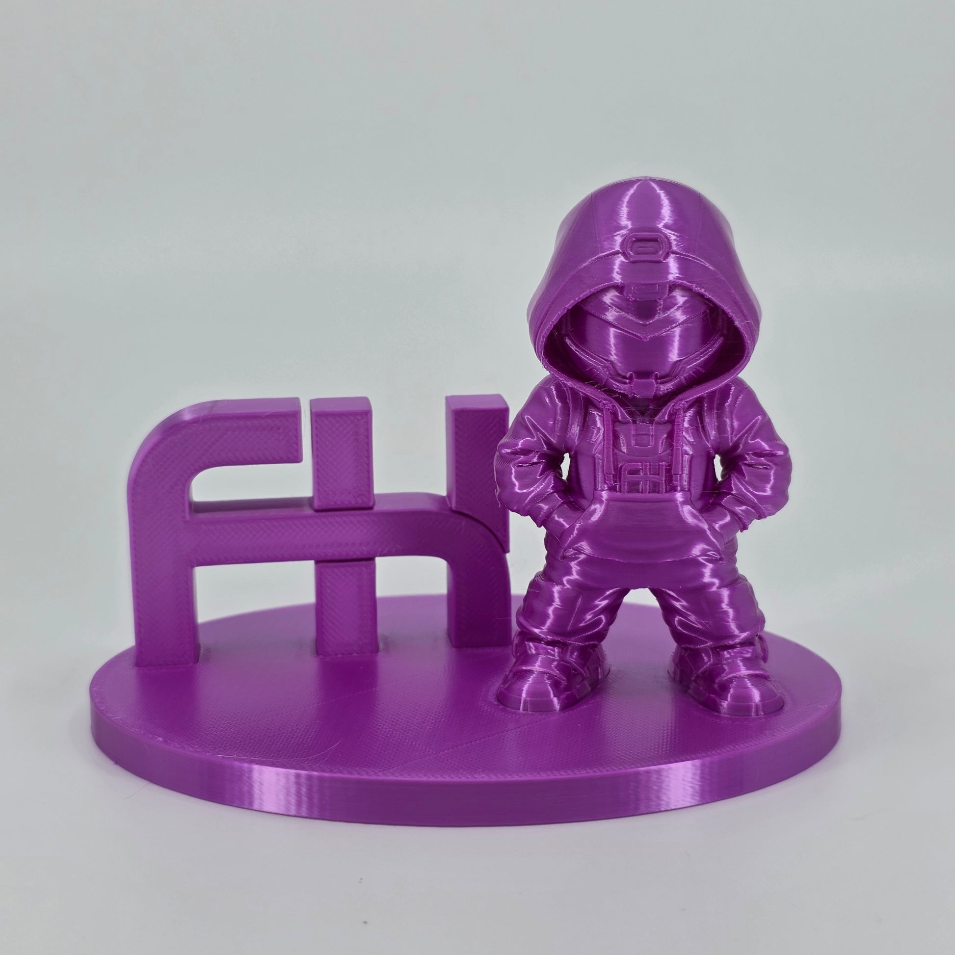FilamentHub PLA Silk Purple 1.75mm 3D Printer Filament printed sample model