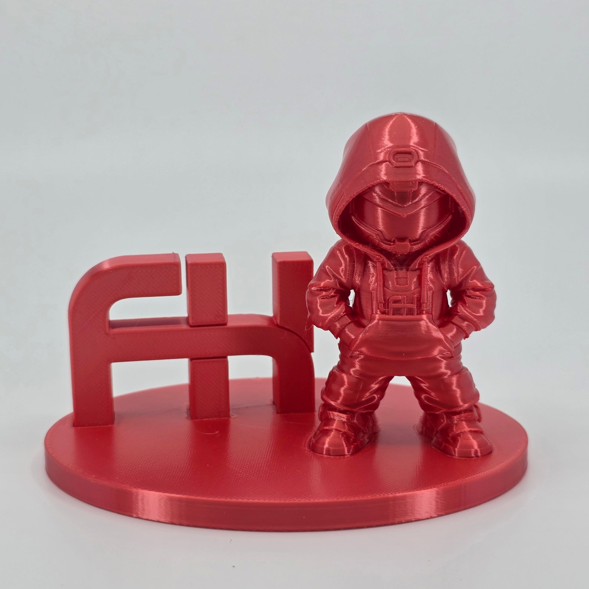 FilamentHub PLA Silk Red 1.75mm 3D Printer Filament printed sample model