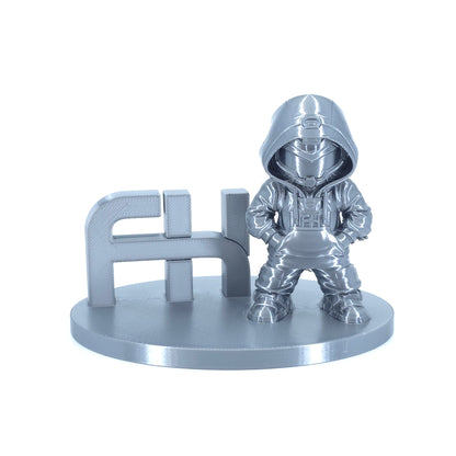 FilamentHub PLA Silk Silver 1.75mm 3D Printer Filament printed sample model