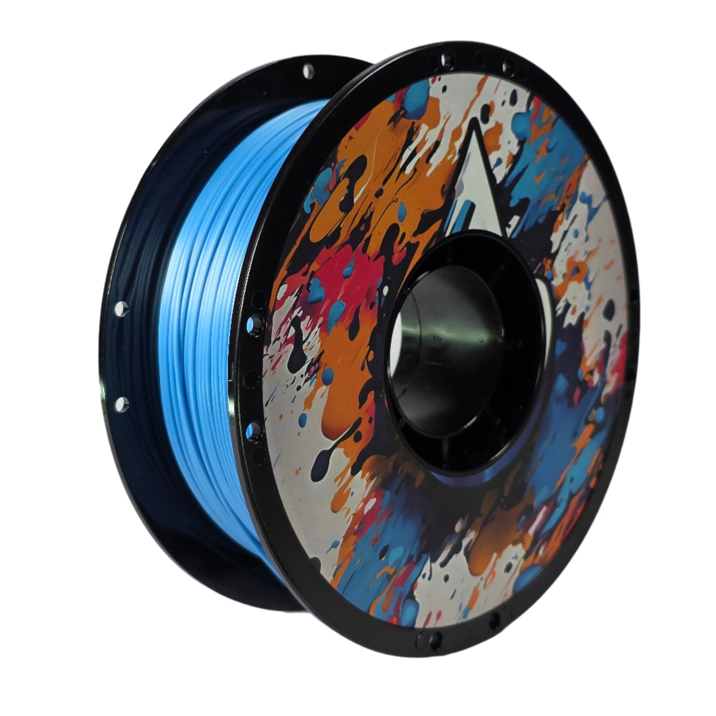 FilamentHub PLA Silk Sky Blue 1.75mm 3D Printer Filament Spool Sydney