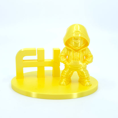 FilamentHub PLA Silk Yellow 1.75mm 3D Printer Filament printed sample model