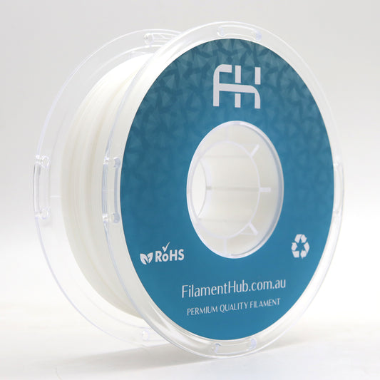 FilamentHub PLA Pro Sting White 1.75mm 3D Printer Filament Spool Australia