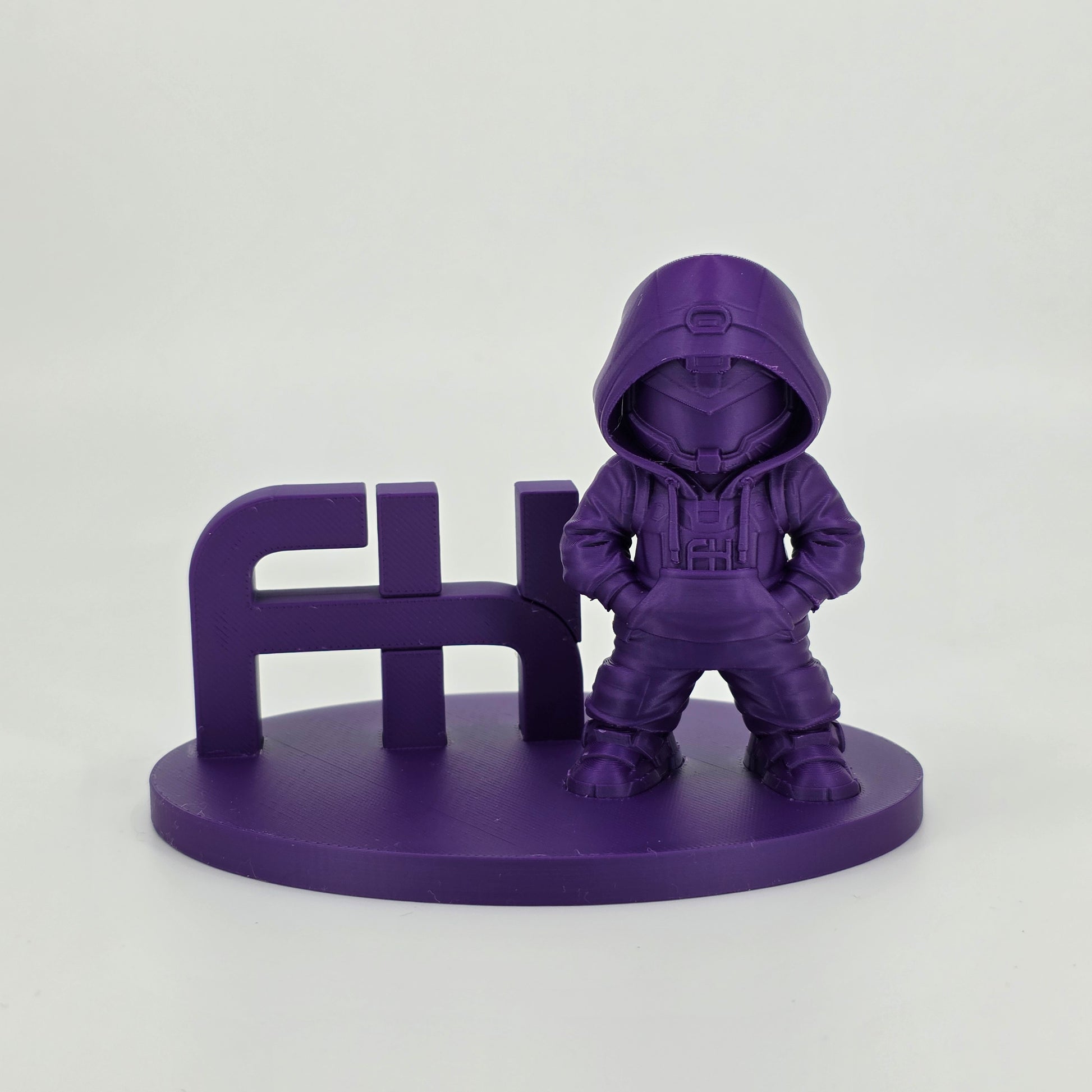FilamentHub PLA Matte Dark Galaxy Purple 1.75mm 3D Printer Filament printed sample model robot