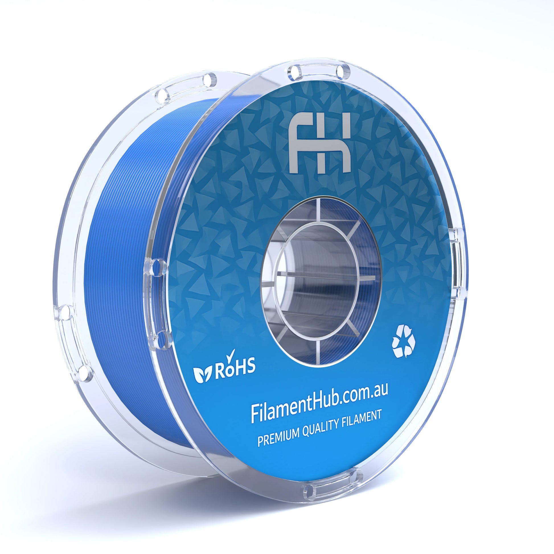 FilamentHub PETG Blue 1.75mm 3D Printer Filament Spool Australia Render