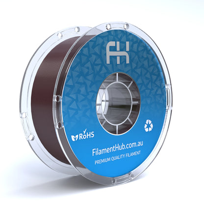 FilamentHub PETG Brown 1.75mm 3D Printer Filament Spool Australia Render