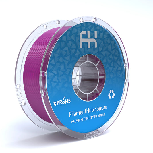 FilamentHub PETG Purple 1.75mm 3D Printer Filament Spool Australia Render