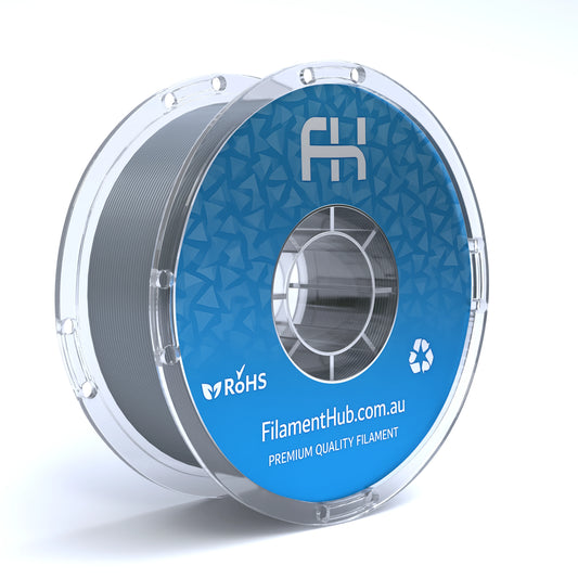FilamentHub PETG Transparent 1.75mm 3D Printer Filament Spool Australia Render