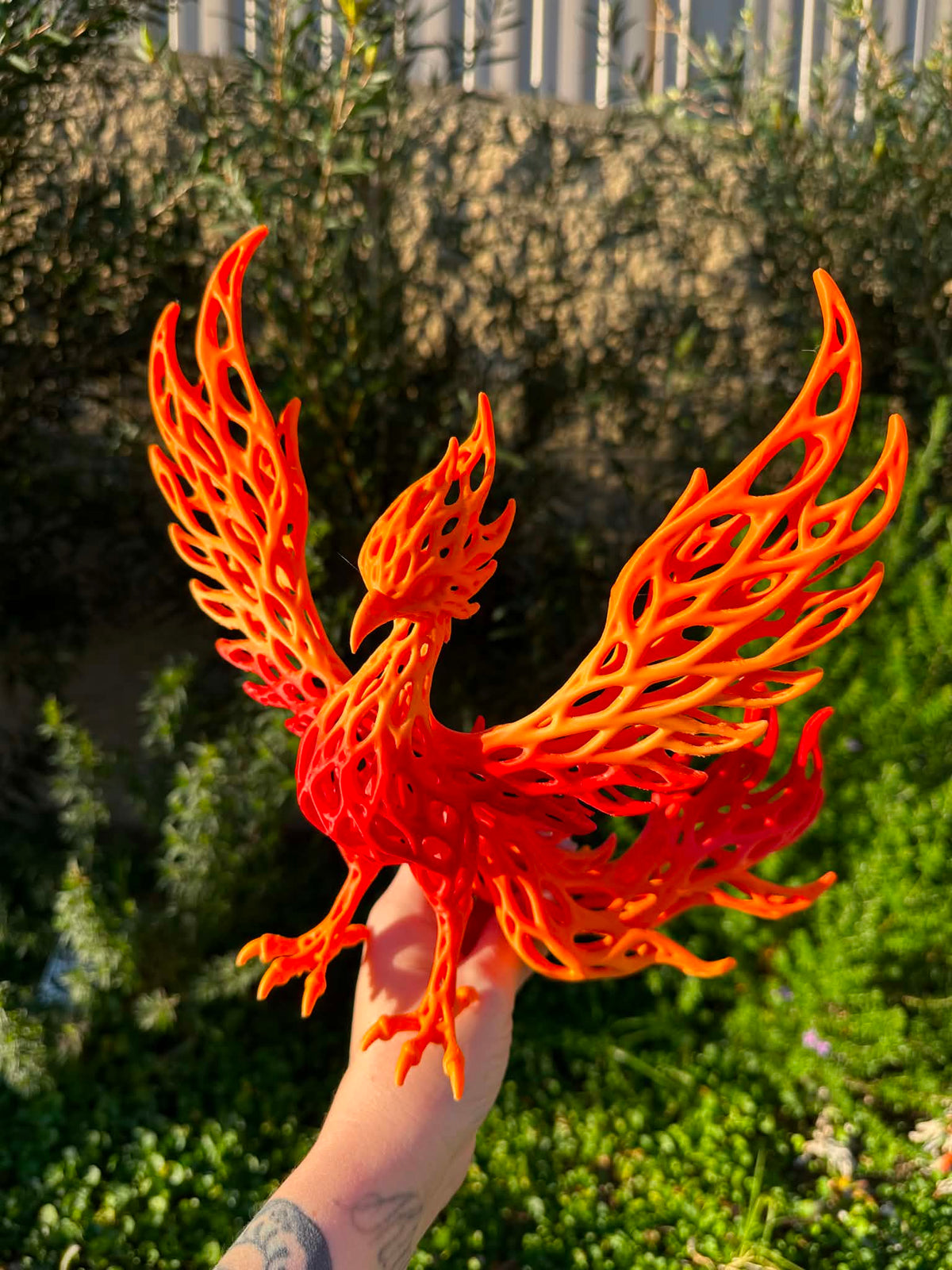 Customer 3D print in PLA Matte Rainbow - Red-Orange