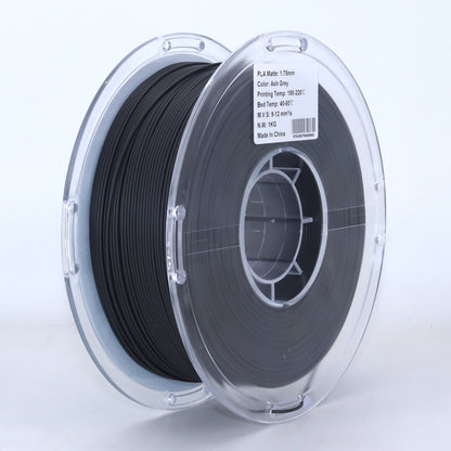 FilamentHub PLA Matte Ash Grey 1.75mm 3D Printer Filament Spool Label Australia