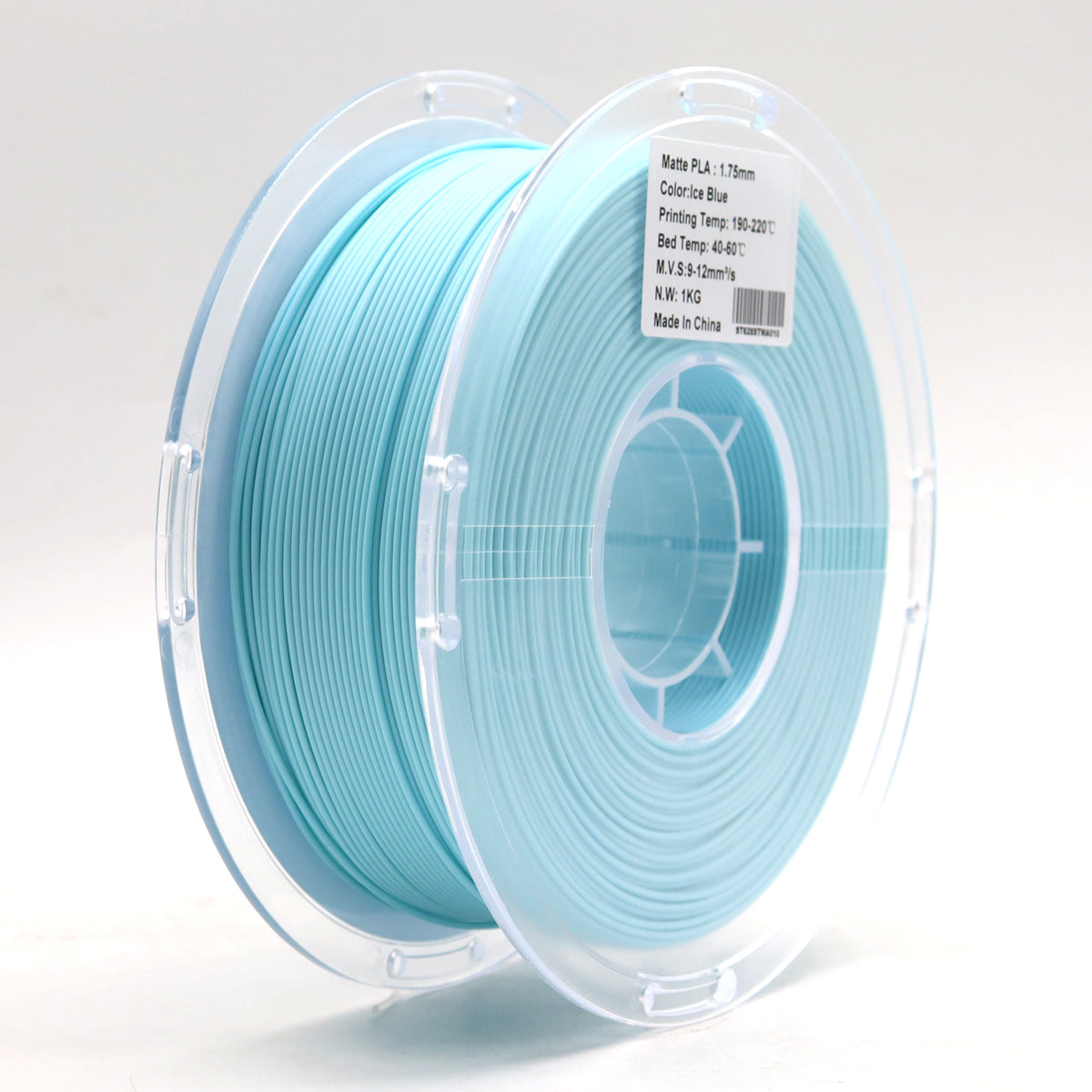 PLA Matte Ice Blue | Pale Frosty 3D Printing Filament – FilamentHub