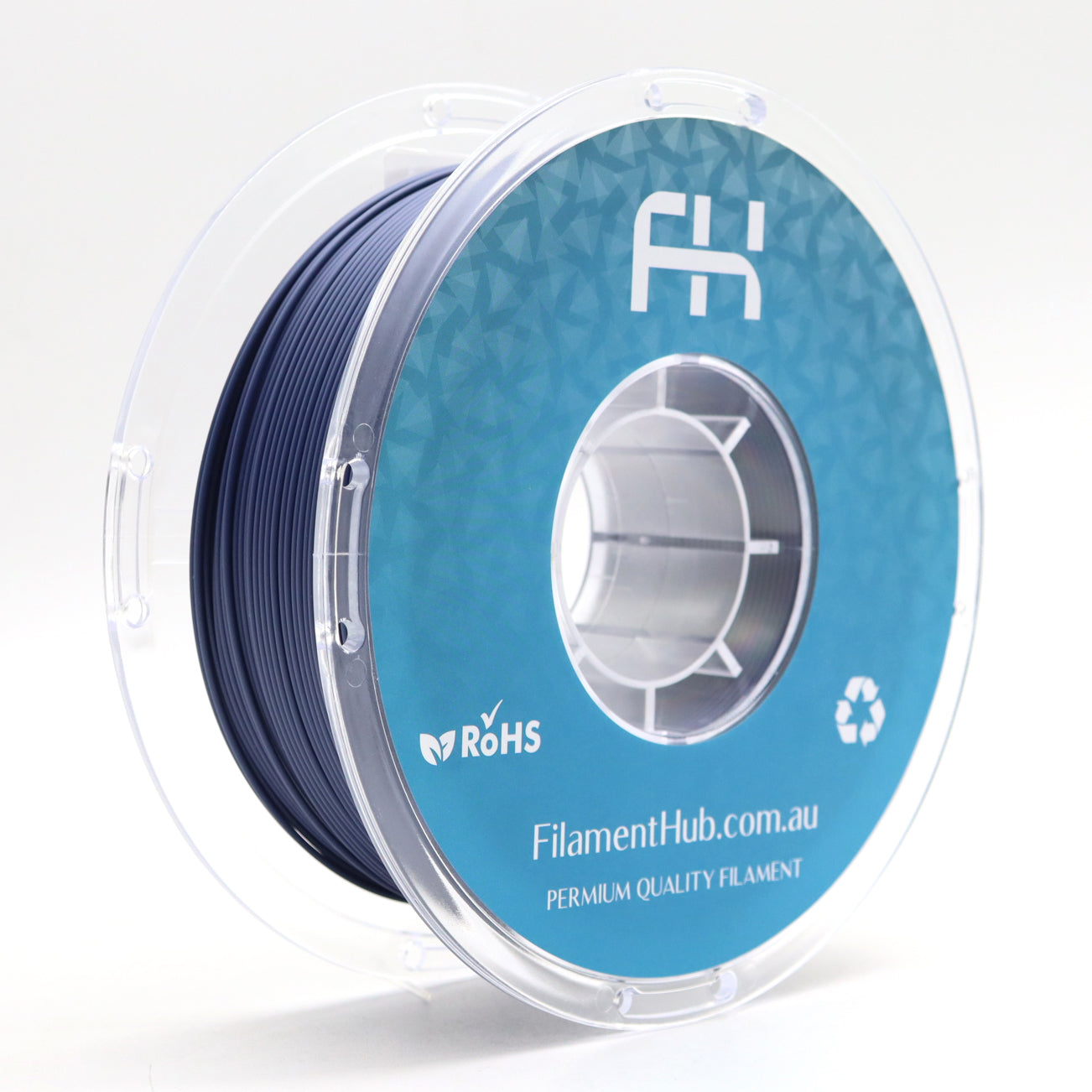 FilamentHub PLA Matte Navy Blue 1.75mm 3D Printer Filament Spool Australia