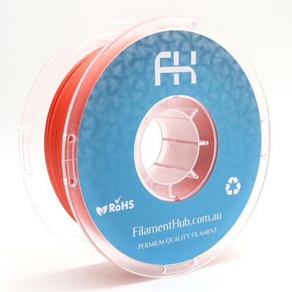FilamentHub PLA Matte Scarlett Red 1.75mm 3D Printer Filament Spool Australia