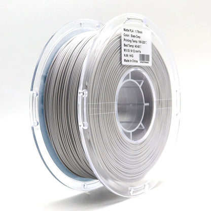 FilamentHub PLA Matte Slate Grey 1.75mm 3D Printer Filament Spool Label Australia