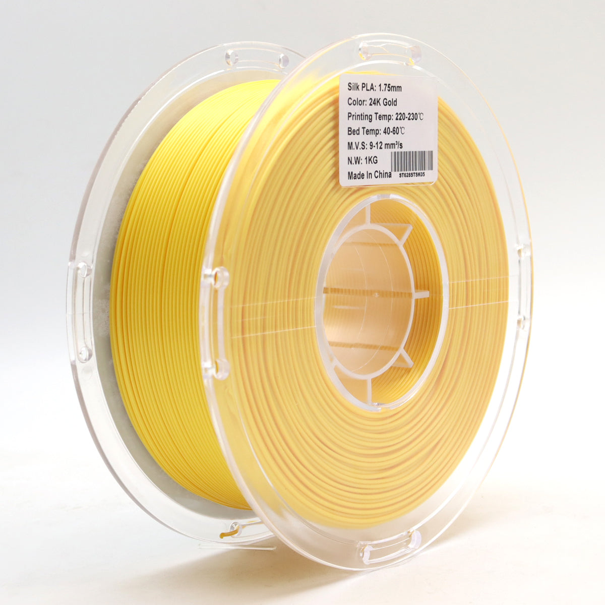 FilamentHub PLA Silk 24k Gold 1.75mm 3D Printer Filament Spool Label Australia