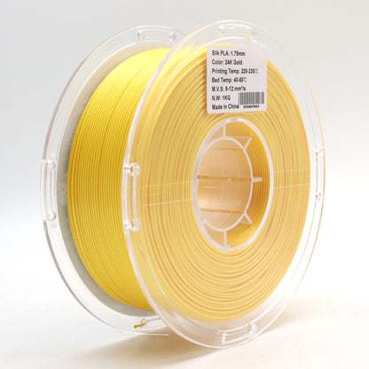 FilamentHub PLA Silk 24k Gold 1.75mm 3D Printer Filament Spool Label Australia