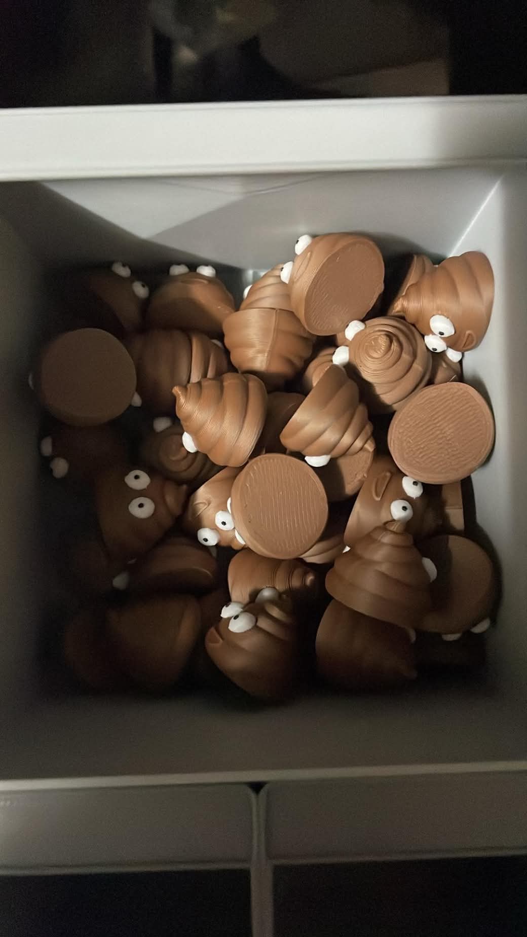 Poop, 3D printed in PLA Matte Brown