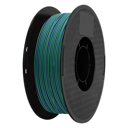 PLA Matte Dual - Sapphire / Blackish Green Filament 1.75mm - FilamentHub