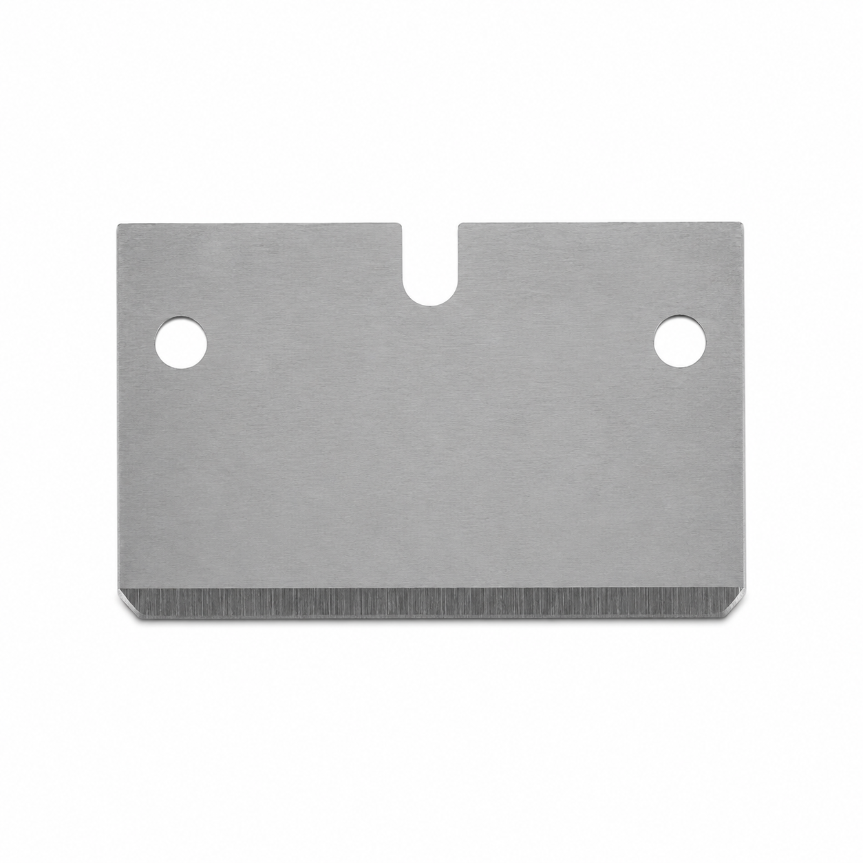 Replacement metal scraper blade for removing 3D printed parts from build plates using a printable scraper handle.