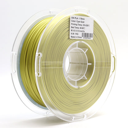 PLA Silk - Cyan Gold