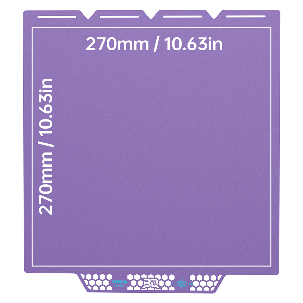 BIQU Panda Cryo Grip Build Plate Multi-Colored Surface for 3D Printer Purple Snapmaker U1