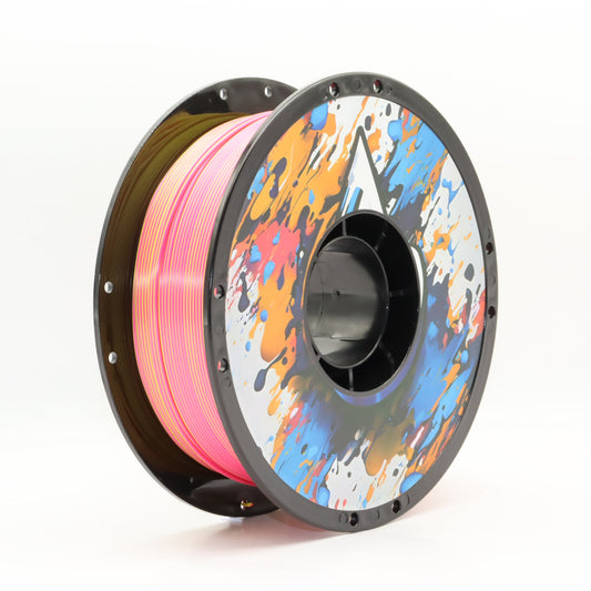 PLA Dual - Yellow / Pink Filament 1.75mm - FilamentHub