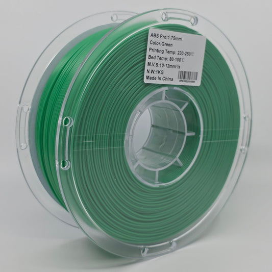 ABS Pro Green 1.75mm 3D Printer Filament Spool