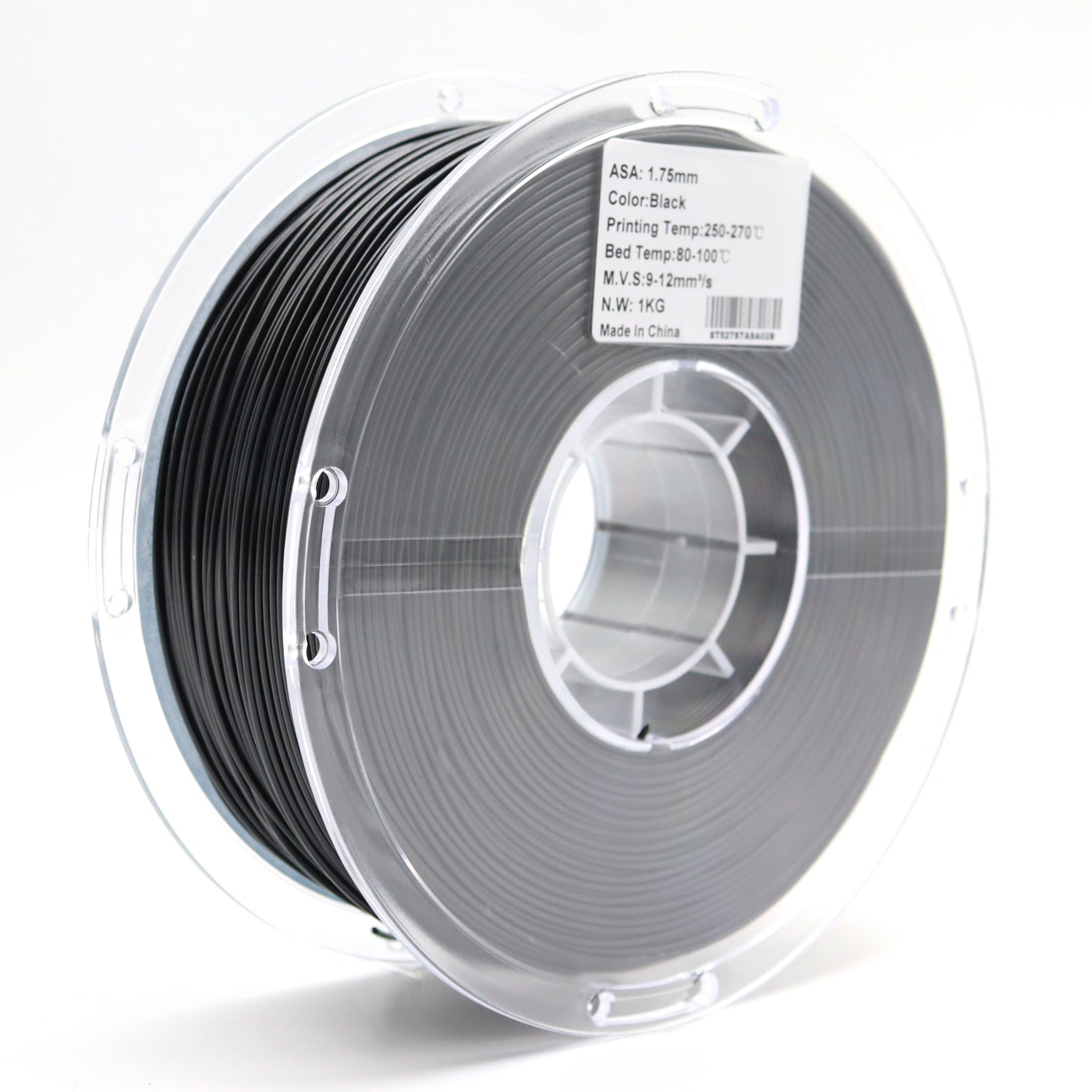 ASA Black 1.75mm 3D Printer Filament Spool Label – FilamentHub
