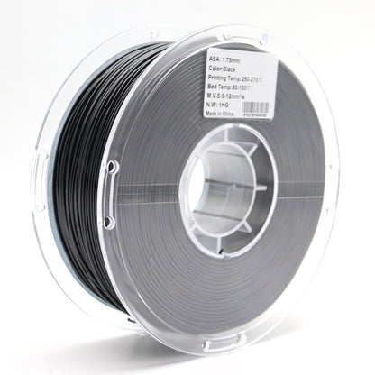 ASA Black 1.75mm 3D Printer Filament Spool Label – FilamentHub