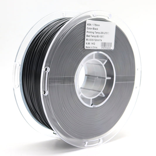 ASA Black 1.75mm 3D Printer Filament Spool Label – FilamentHub