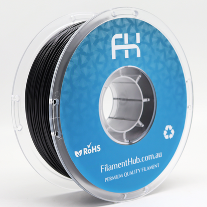 ASA Black carbon fiber 1.75mm 3D Printer Filament Spool – FilamentHub