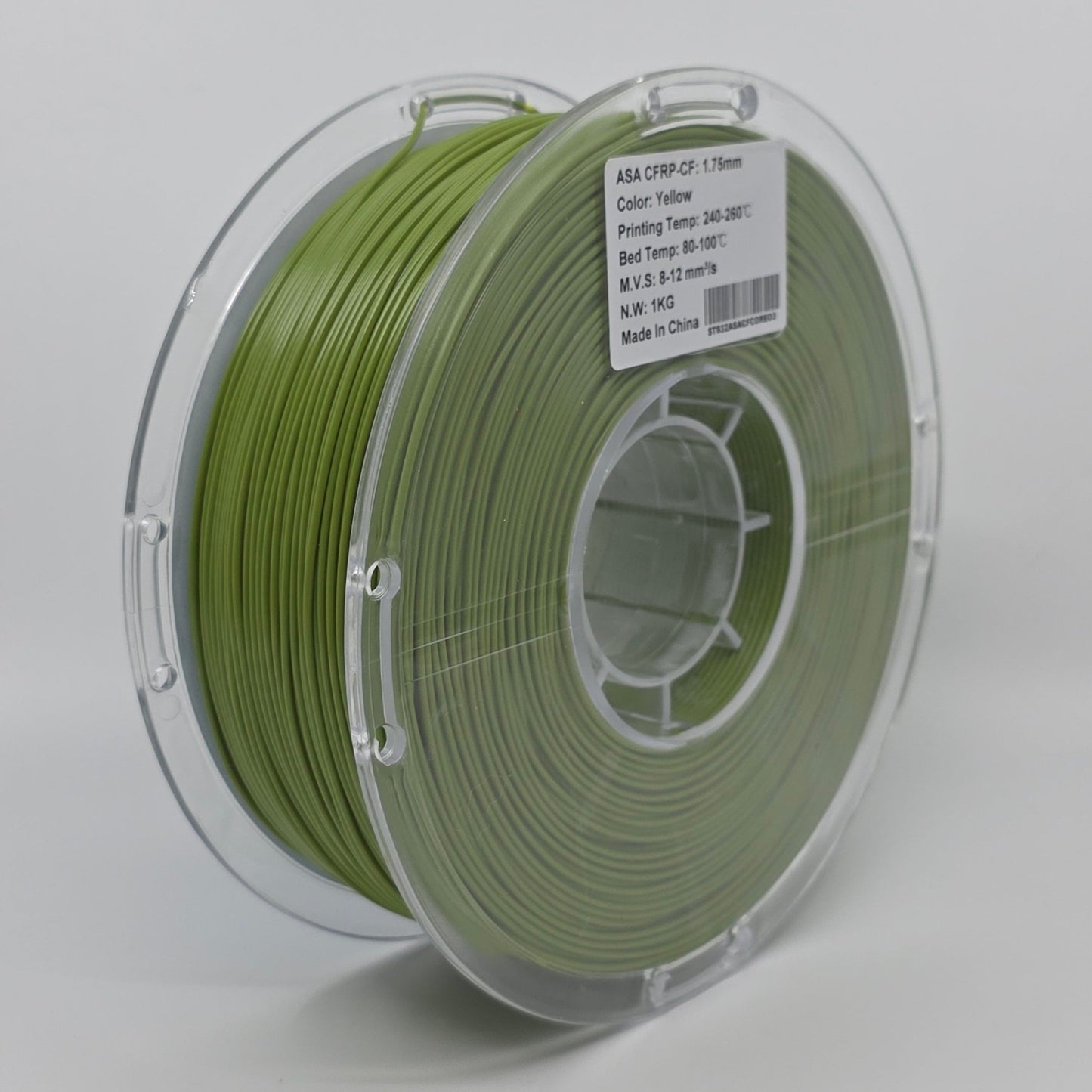 ASA-CFRP-CF Green 1.75mm 3D Printer Filament Spool